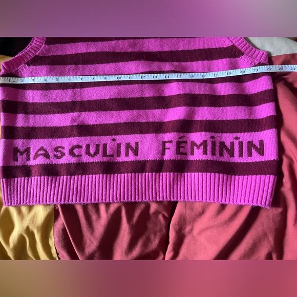 Clare V. X Monoprix Masculin Féminin Sweater Vest (L) - Picture 8 of 8